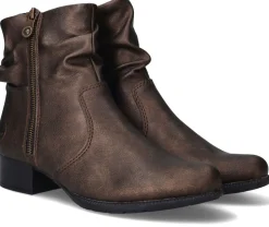 Rieker Enkellaarsjes Bruin Dames