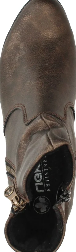 Rieker Enkellaarsjes Bruin Dames