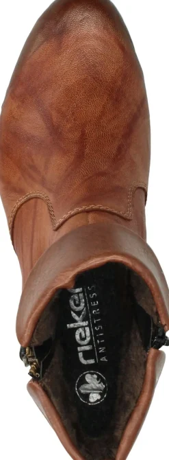 Rieker Enkellaarsjes Cognac Dames