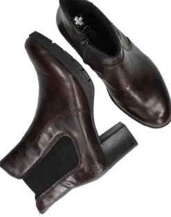 Rieker Enkellaarsjes Rood Dames