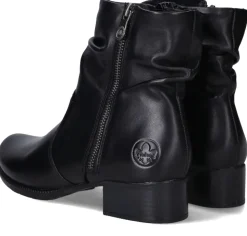 Rieker Enkellaarsjes Zwart Dames