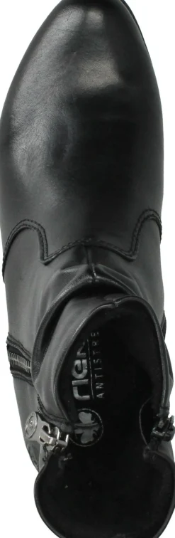 Rieker Enkellaarsjes Zwart Dames