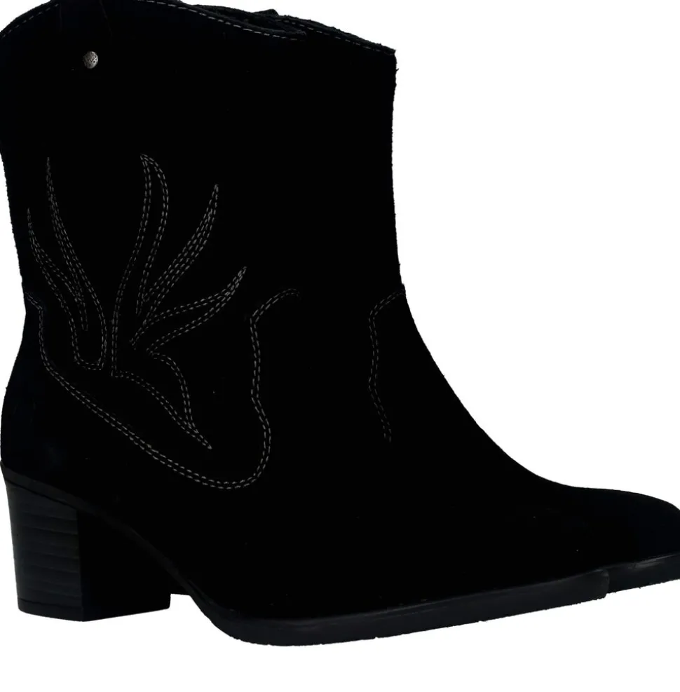 Rieker Enkellaarsjes Zwart Dames