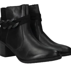 Rieker Enkellaarsjes Zwart Dames