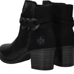 Rieker Enkellaarsjes Zwart Dames