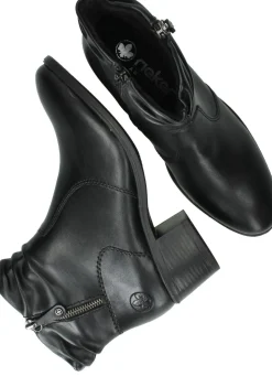 Rieker Enkellaarsjes Zwart Dames