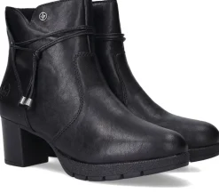 Rieker Enkellaarsjes Zwart Dames