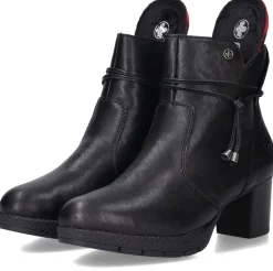 Rieker Enkellaarsjes Zwart Dames