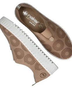 Rieker Instappers Beige Dames