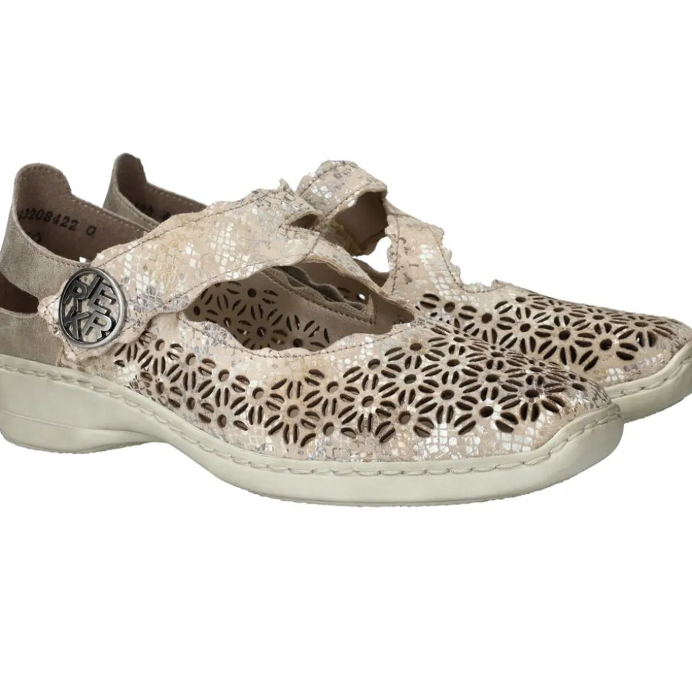 Rieker Instappers Beige Dames