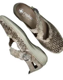 Rieker Instappers Beige Dames
