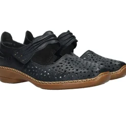 Rieker Instappers Blauw Dames