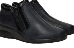 Rieker Instappers Blauw Dames