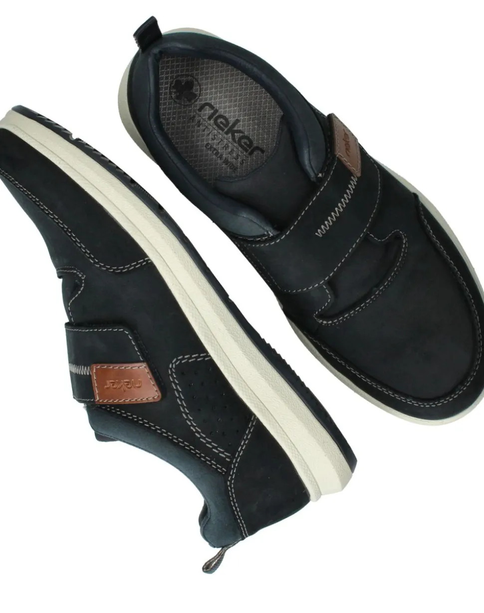 Rieker Instappers Blauw Heren