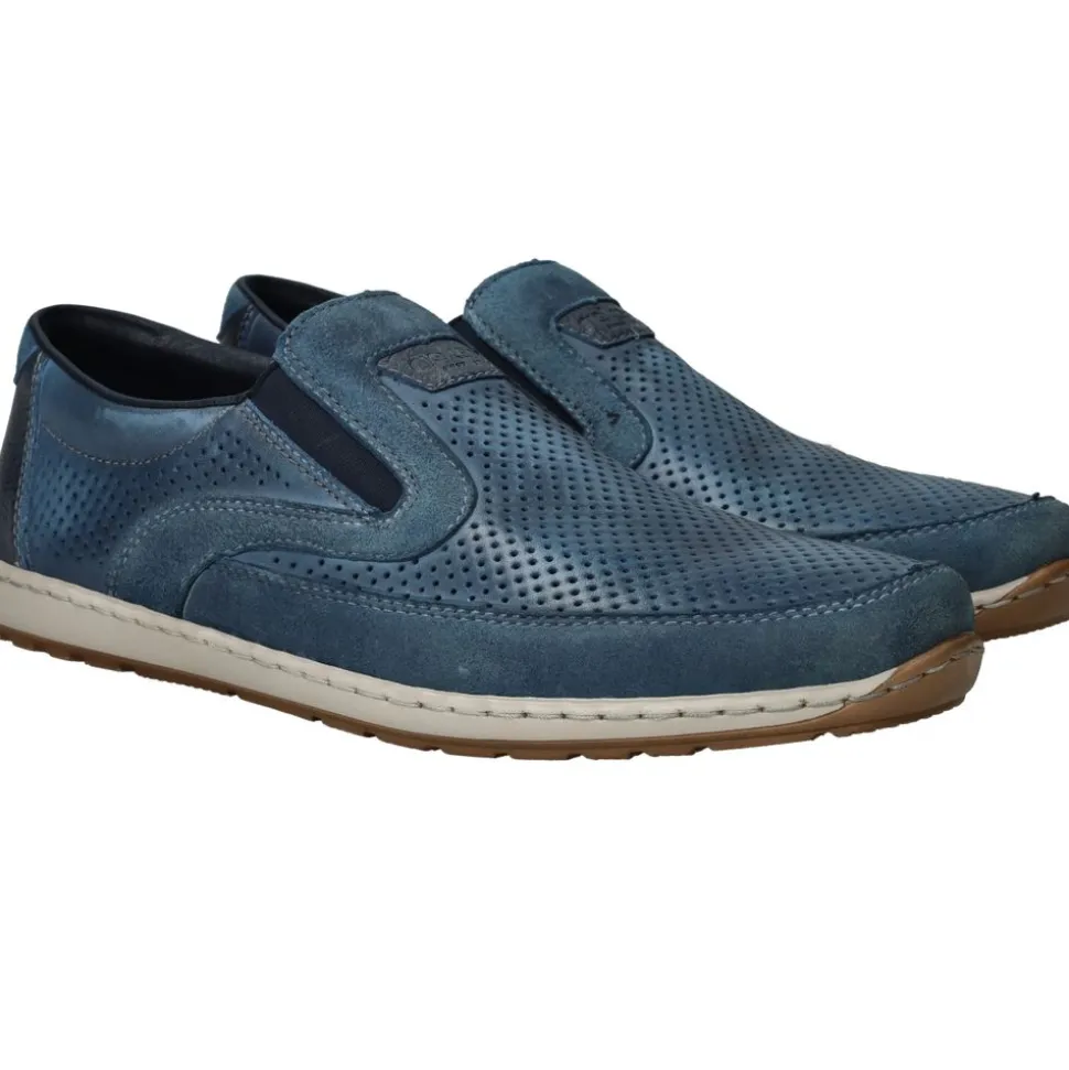 Rieker Instappers Blauw Heren