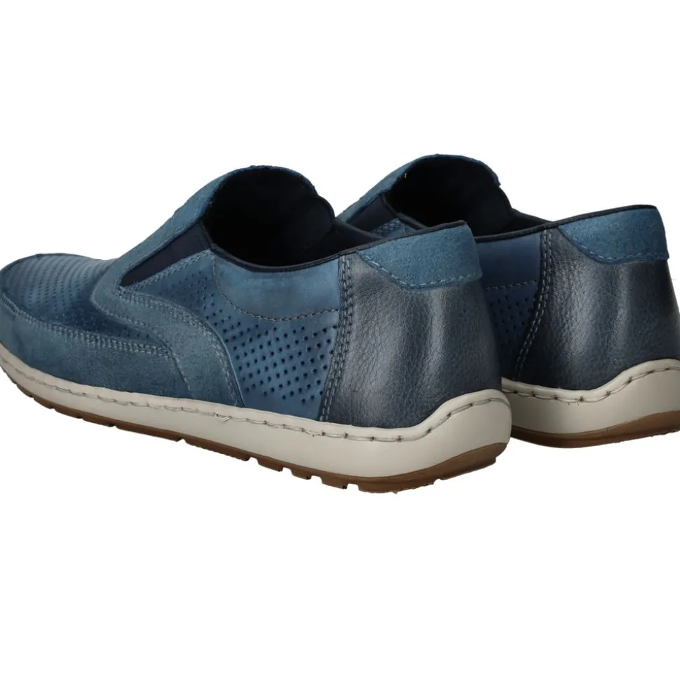 Rieker Instappers Blauw Heren