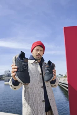 Rieker Instappers Blauw Heren