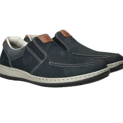 Rieker Instappers Blauw Heren