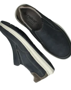 Rieker Instappers Blauw Heren