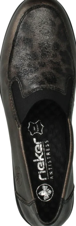 Rieker Instappers Bruin Dames