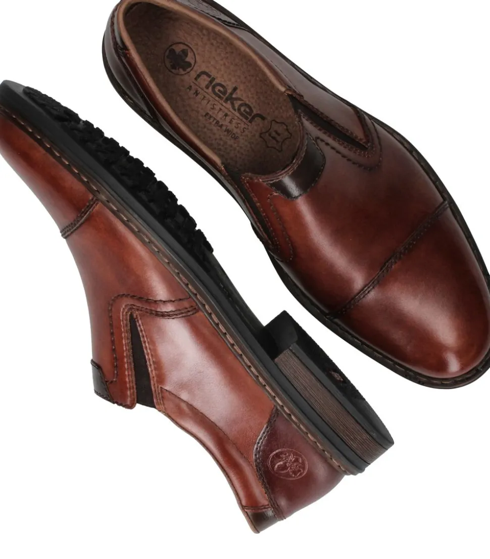 Rieker Instappers Bruin Heren