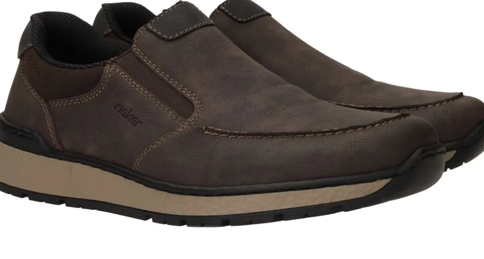 Rieker Instappers Bruin Heren
