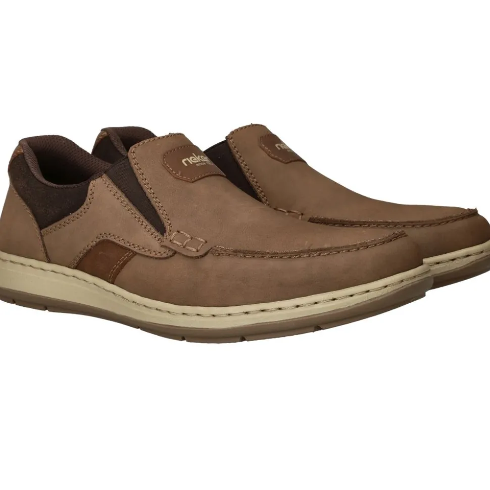 Rieker Instappers Bruin Heren