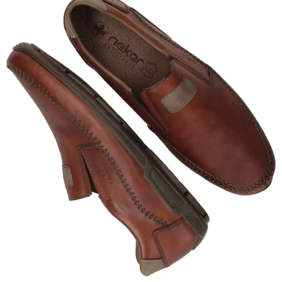 Rieker Instappers Bruin Heren