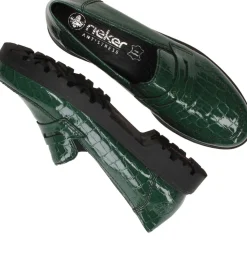 Rieker Instappers Groen Dames