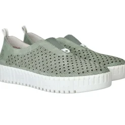 Rieker Instappers Groen Dames