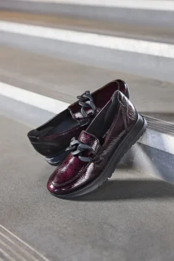 Rieker Instappers Rood Dames