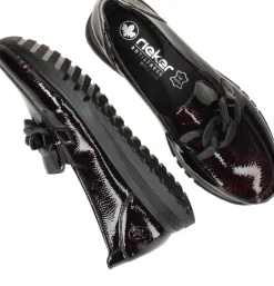 Rieker Instappers Rood Dames