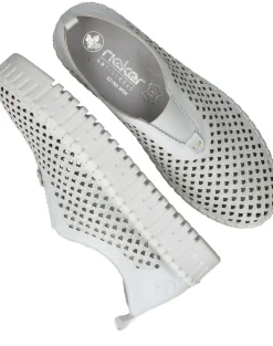 Rieker Instappers Wit Dames