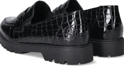 Rieker Instappers Zwart Dames