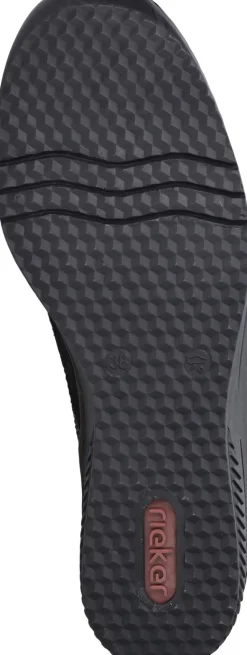 Rieker Instappers Zwart Dames