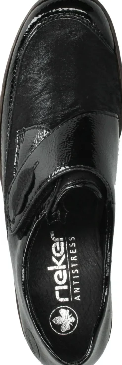 Rieker Instappers Zwart Dames