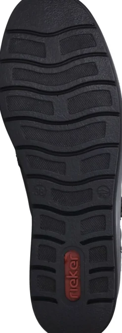 Rieker Instappers Zwart Dames