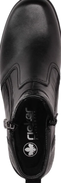 Rieker Instappers Zwart Dames