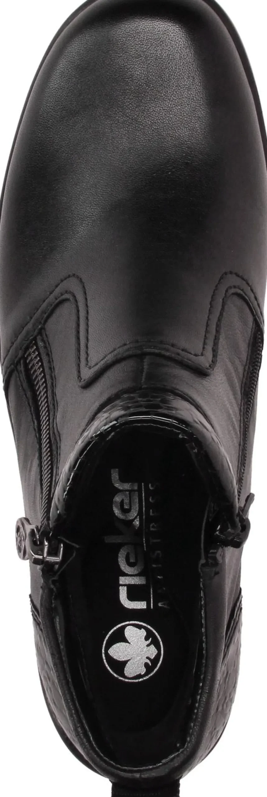 Rieker Instappers Zwart Dames