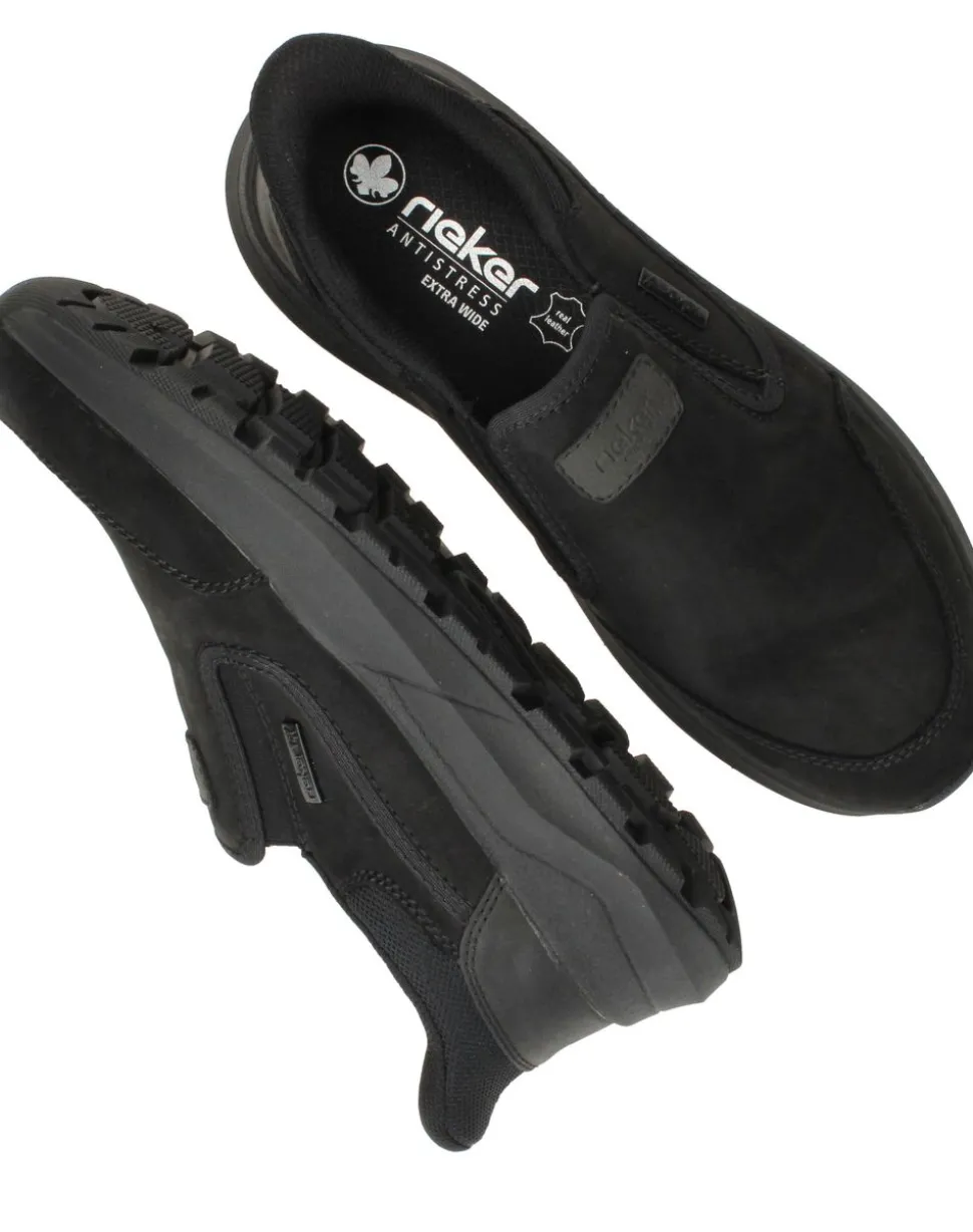 Rieker Instappers Zwart Heren