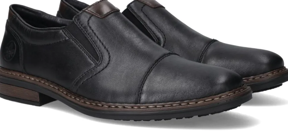 Rieker Instappers Zwart Heren