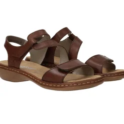 Rieker Sandalen Bruin Dames