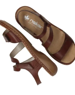 Rieker Sandalen Bruin Dames
