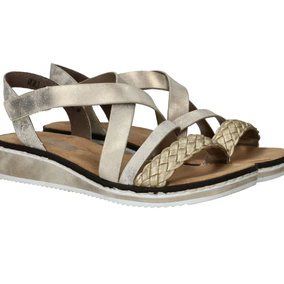 Rieker Sandalen Goud Dames