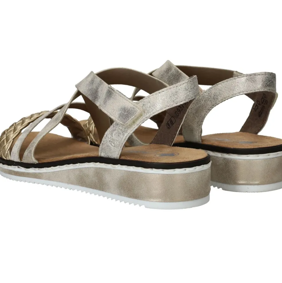 Rieker Sandalen Goud Dames
