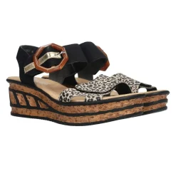 Rieker Sandalen Zwart Dames