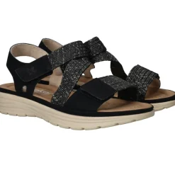 Rieker Sandalen Zwart Dames