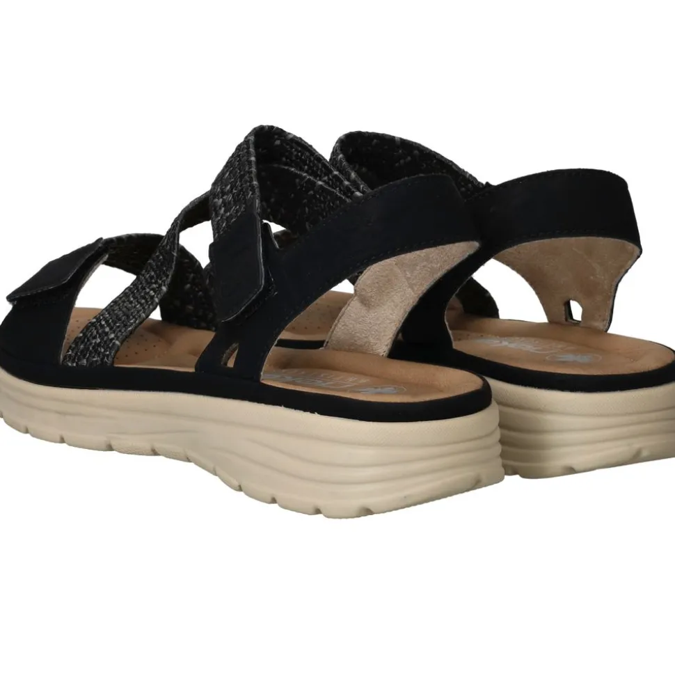 Rieker Sandalen Zwart Dames