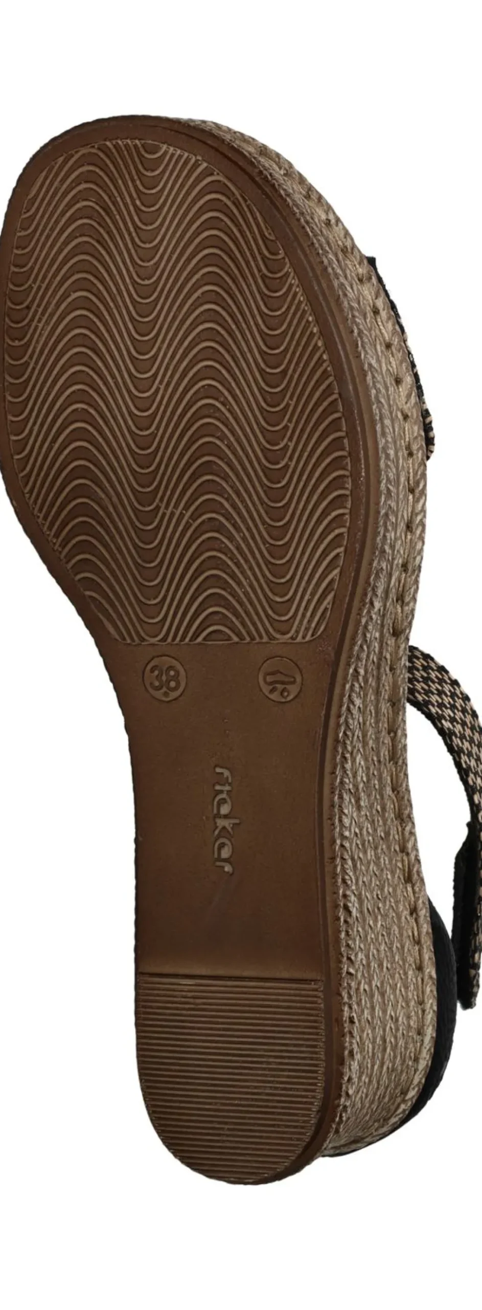 Rieker Sandalen Zwart Dames