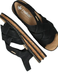 Rieker Sandalen Zwart Dames